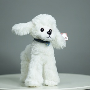 Плюшевый пудель белый (25 см) в Дмитрове