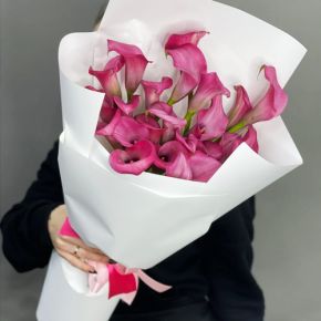 Монобукет из 21 каллы в Дмитрове