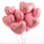 Сердце розовое фольгированный шар с гелием (45 см) в Дмитрове