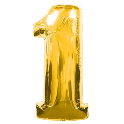 Шар гелиевый цифра 1 (40х102 см) в Дмитрове