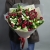 Букет "Цвет любви" из кустовых роз Марун и альстромерий в Дмитрове