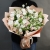 Букет "Полли" из эустом и кустовых пионовидных роз в Дмитрове