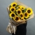 Букет "Месседж" с подсолнухами и эвкалиптом в Дмитрове