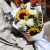 Букет "Солнечный цветочек" из подсолнуха, гиперикума, хризантем и орнитагалума в Дмитрове