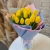 Букет из 15 жёлтых тюльпанов в Дмитрове